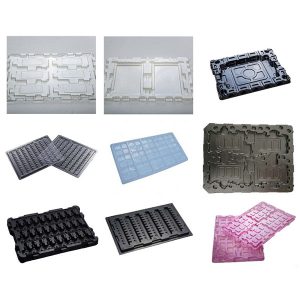 ESD-sichere vakuumgeformte Schale