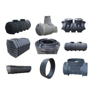 rotationsgeformter unterirdischer Wassertank