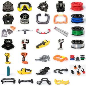 Thermoplastische, spritzgegossene Komponenten für Elektrowerkzeuge